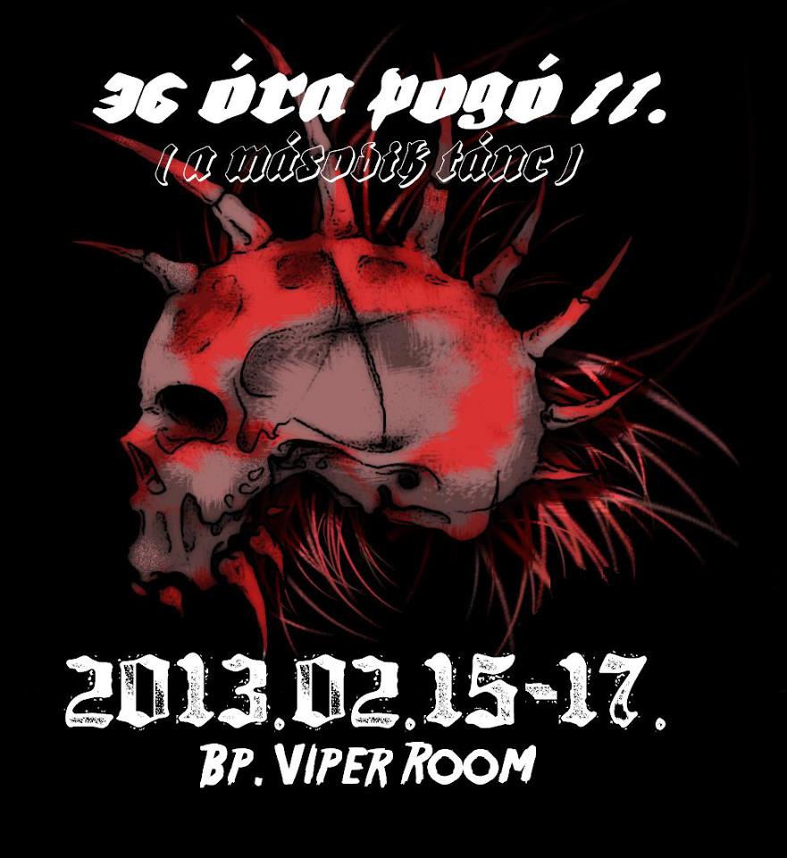 16.02.2013 Viper Room 36 Óra Pogó (36 Stunden Pogo) Flyer